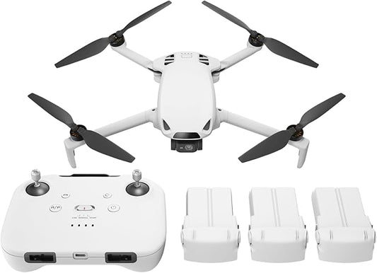 Skyrover S1 Mini Drone Combo with Camera 4K/60fps Video, 3-Axis Gimbal Stabilization, 39,000ft Video Transmission, Under 249g, Auto Track, 120-Min Flight Time with 3 Batteries
