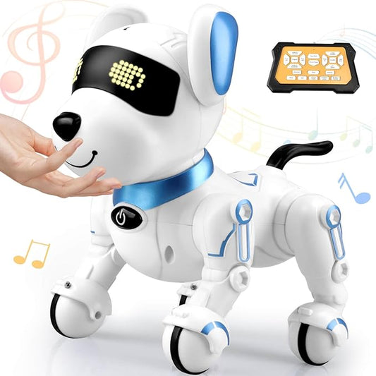 Robot Dog Toys for Kids 8 9 10 11 12, Remote Control Dogs, Robot Dog for Kids 8-12, Pet Robotic, Electric Toy, Robotic Dogs, Toys for 5 6 7 8 9 10 11 12 Years Old Boys Girls, Blue
