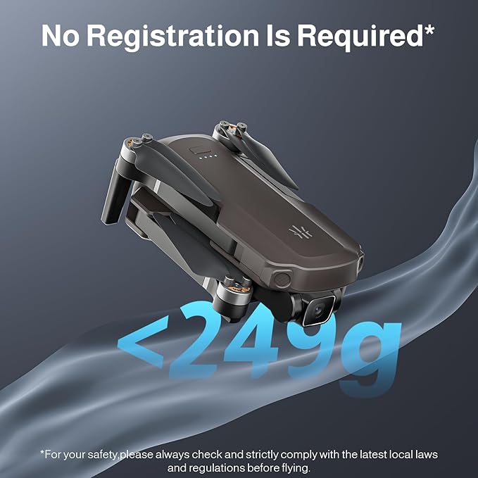 UranHub G30 Drone with 4K UHD Camera for Adults, GPS Drones for Kids/Beginner, Auto Return/Beginner Mode/Brushless Motor/Intelligent Flight, Cool Toys for Men Boys(Under 249 g)