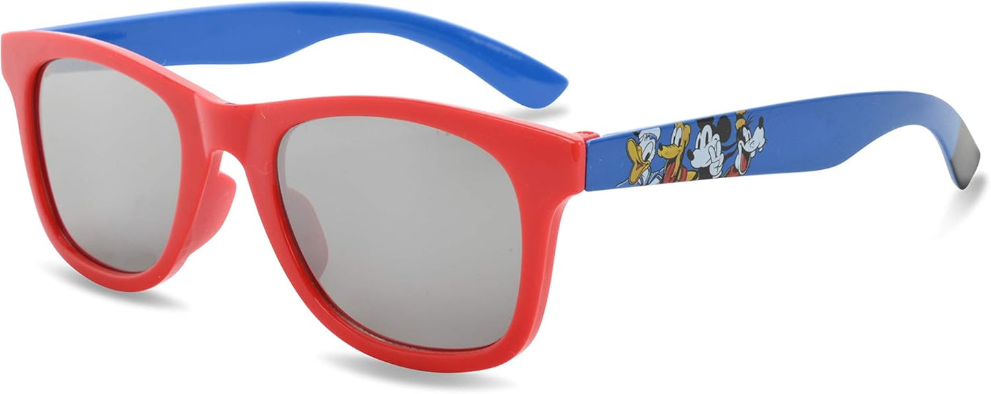 Mickey Mouse Kids Sunglasses with Kids Glasses Case, Protective Toddler Sunglasses