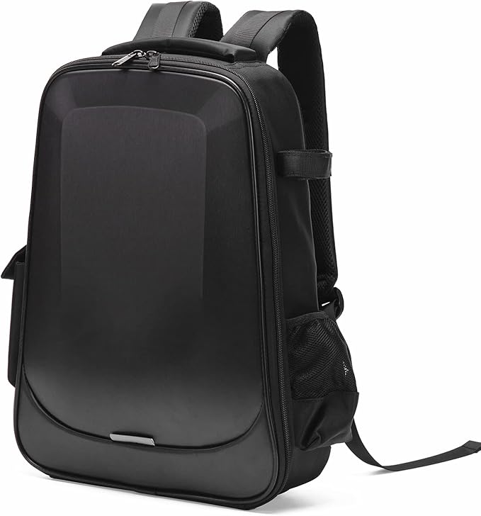 Waterproof Shockproof DJI FPV Backpack Portable Hard Case for DJI FPV Combo Drone, Remote Controller, Batteries, FPV Bag with YKK Zipper (Metal Grey)