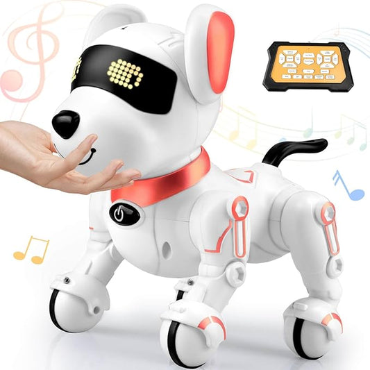Robot Dog Toys for Kids 8 9 10 11 12, Remote Control Dogs, Robot Dog for Kids 8-12, Pet Robotic, Electric Toy, Robotic Dogs, Toys for 5 6 7 8 9 10 11 12 Years Old Boys Girls, Pink