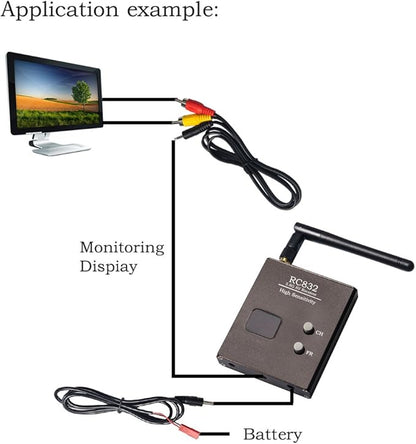 WT832 WR832 5.8GHz 40CH 600mW Wireless FPV Transmitter and Receiver for Drones