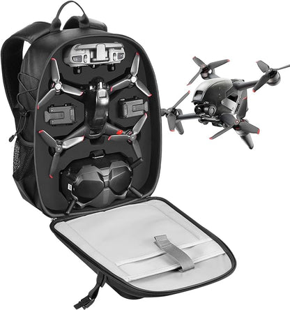 Smatree Professional Backpack for DJI FPV Combo,Hard Backpack Waterproof Backpack Bag for DJI FPV Drone Accessories, No Deed Remove Propeller, Ready to Fly