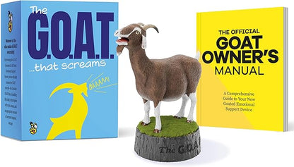 The Screaming Goat Desk Toy - White Elephant Gifts for Adults Unique - Office Gag Gifts - Funny Ideas for Coworkers - Holiday Fun Secret Santa Desk Toys - Hilarious Stocking Stuffers