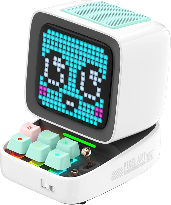 Divoom Ditoo and Tiivoo-2,Pixel Art Bluetooth Speaker,Suitble for Home,Room,Outdoor,Kitchen