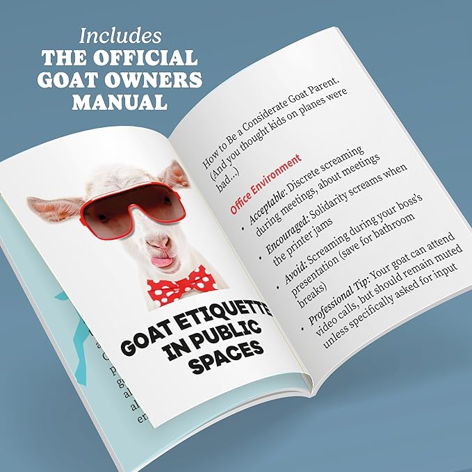 The Screaming Goat Desk Toy - White Elephant Gifts for Adults Unique - Office Gag Gifts - Funny Ideas for Coworkers - Holiday Fun Secret Santa Desk Toys - Hilarious Stocking Stuffers