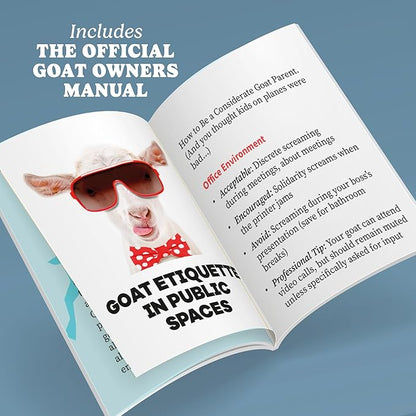 The Screaming Goat Desk Toy - White Elephant Gifts for Adults Unique - Office Gag Gifts - Funny Ideas for Coworkers - Holiday Fun Secret Santa Desk Toys - Hilarious Stocking Stuffers