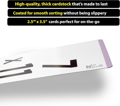 Award-Winning Math Flash Cards Set: 600 Facts for Addition, Subtraction, Multiplication & Division - 10 Fun Learning Games - Perfect for Kids Ages 5-10, Grades 1-6 - Gift-Ready & Teacher-Approved