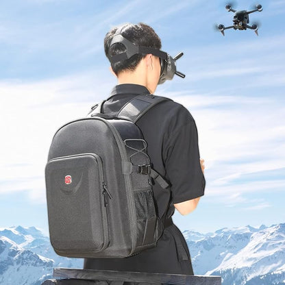 Smatree Professional Backpack for DJI FPV Combo,Hard Backpack Waterproof Backpack Bag for DJI FPV Drone Accessories, No Deed Remove Propeller, Ready to Fly