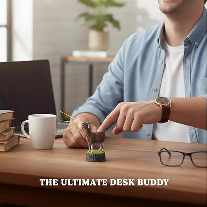 The Screaming Goat Desk Toy - White Elephant Gifts for Adults Unique - Office Gag Gifts - Funny Ideas for Coworkers - Holiday Fun Secret Santa Desk Toys - Hilarious Stocking Stuffers