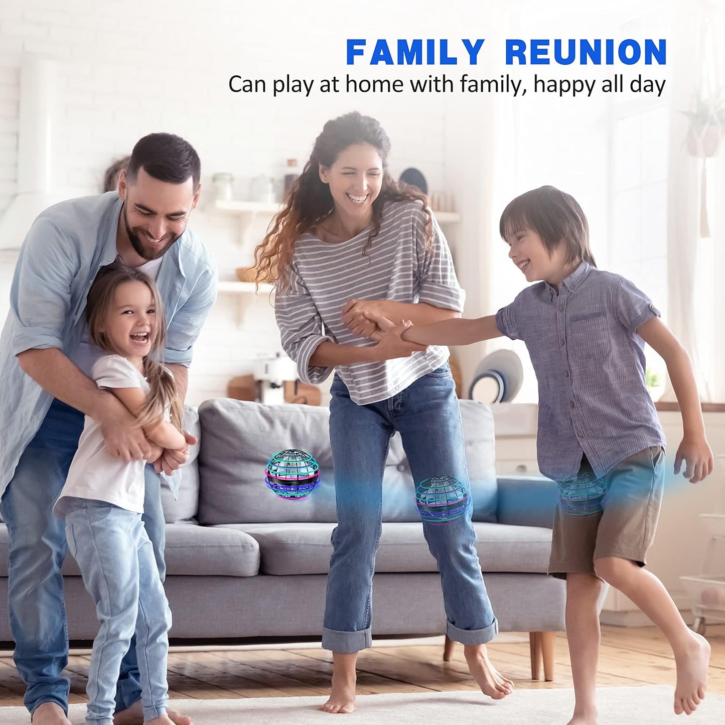 2025 Flying Orb Ball Toy,Cosmic Globe Boomerang Hover Ball Galactic Fidget Spinner, Hand Drone Orbit, Cool Toys Gift for 6 7 8 9 10+ Year Old Boys Girls Teens Outdoor Toys(Black)